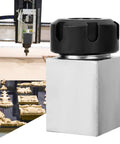 Rock Solid Square Collet Chuck Block Holder for ER 25 Size Fits CNC Lathe and Engraving Machines shown in use.