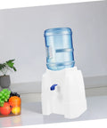 Compact Portable Water Cooler Dispenser Desk Ready And Home Office Countertop Cold Water Dispenser With Mini Bottle Holder