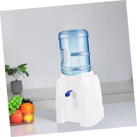 Compact Portable Water Cooler Dispenser Desk Ready And Home Office Countertop Cold Water Dispenser With Mini Bottle Holder
