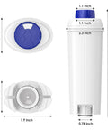 DLSC002 Water Filter Replacement For Espresso Machines Compatible With Eletta Series Eletta Explore Dinamica Magnifica Evo Magnifica S Magnifica Start Cappuccino System Ecam Esam Etam, 6.2-inch