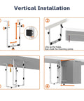 Transform Your Battle Station With This Rock Solid Under Desk PC Mount Bracket features vertical installation steps for mid and mini towers.