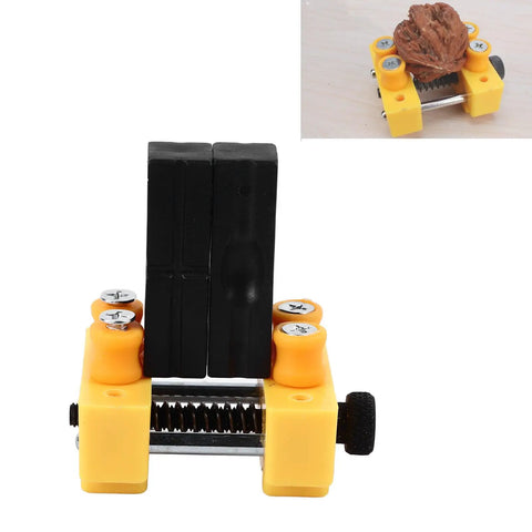 Mini Table Vise Clamp Drill Press Jig for Small Projects with screws, compact and lightweight design