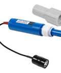 Blue ORP Probe Replacement Sensor For Hayward Sense And Dispense Systems And OmniLogic Controllers, with attached cable