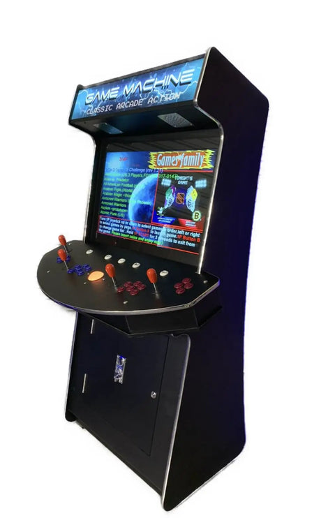 Full Size Commercial Upright Arcade Cabinet With 4 Players, 4600 Classic Games, 32 Inch HD Screen, Industry Leading Joysticks