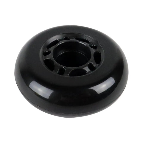 68mm 82A Inline Skate Wheels Outdoor Roller Hockey 8 Pack With ABEC 5 Bearings 5 Spoke Hub Black Urethane For Indoor Outdoor Use