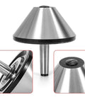 6 Inch Bull Nose Live Center MT3 For Lathe 75 Degree Morse Taper 150 Millimeter Diameter Heavy Duty Alloy Steel Heat Treated Rc 60 62