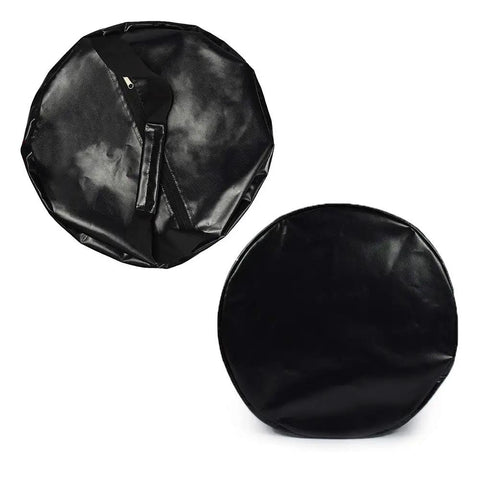On The Go Golf Swing Trainer Bag For Quick Practice Sessions Power Smash Target Bag in black with pattern, nylon material