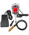 Heavy Duty Flex Shaft Polishing Machine With Foot Pedal And Six Point Five Millimeter Chuck For Jewelry Engraving And Stone Carving At Eighteen Thousand Rpm With Copper Motor Built Tough And Zero Hassle, components including copper motor, foot pedal, and flexible shaft.