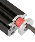 Pro Grade 150mm Metal Cross Slide Block for Lathe Accessories, close-up view of dial and axis control