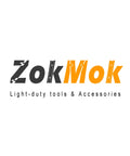 ZokMok logo with tagline 'Light-duty tools & Accessories' in black and orange text on white background.