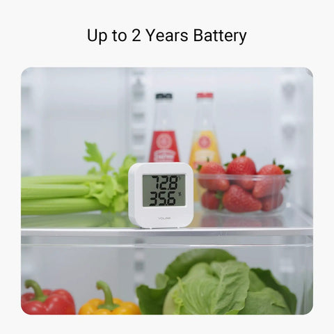 LoRa Temperature And Humidity Sensor Long Range With 2 Year Battery Life Indoor Monitoring for wine cellar with produce