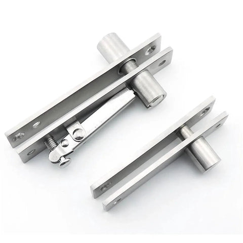 360 Degree Stainless Steel Swing Door Pivot Hinge for Concealed Bookcase and Secret Door 360 Rotating Hinge for Hidden Wall Cabinets.
