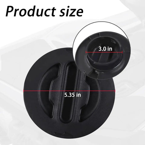 Product dimensions showcasing Boss Quality Rear Deck Access Cover For Sea Doo Gtx 155 230 300, measuring 5.35 in and 3.0 in.