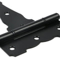 5 Inch Iron T Strap Hinges Heavy Duty Gate Hinges With Screws 180 Degree Rotation for Shed Door Barn Door Farm Gate