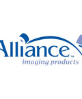 Alliance imaging products logo in blue, symbolizing reliable imaging solutions.