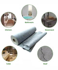 Pro Grade 300GSM Polyethylene Waterproof Underlayment Breathable Roofing Felt Roll on display for kitchen, bathroom, toilet, basement, and roof uses.