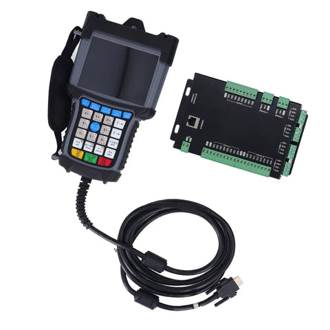 3 Axis CNC Motion Control System Kit With Color Display For Precision Tool Change On Factory Floor A Pro Workhorse With 16 Input 8 Output Stepper Board And 16 Input 16 Output Servo Board Plus 0 To 10 Volt Analog Output For Accurate Machine Control. color display controller, board, cable
