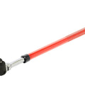 Dual Head Extendable Breaker Bar With 3/8 And 1/2 Inch Drive, Red Handle, 16 To 24 Inch Telescoping Length, Twist Lock Adjustable Design