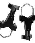 Hi Lift Jack Tube Mount For 1 To 2.5 Inch Tubing Fits Polaris RZR Offroad Rigs Universal Vehicle And Truck Adjustable High Lift Jack Mounting Aluminum With Stainless Hardware