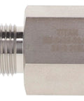 Heavy Duty 1 Inch 37 Degree JIC Male To Female NPT Pipe Adapter Connector Built Dang Tough With SS316 Stainless Steel side view