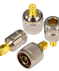 Pro Grade 50 Ohm SMA To N Adapter Kit With Four RF Connectors For Ham Radio LoRa Gateway 5G WiFi SDR And VNA