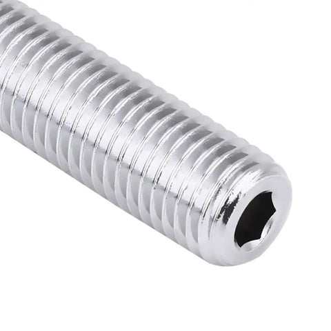Upgrade Your Ride With These Steel Gototop Wheel Stud Converters 20 Piece Set 50mm Extension Fits 12x1.5 To 12x1.5 For E46 And 3 Series Cars Ready For A Sick Look And Safe Performance Anytime, chrome steel threaded wheel stud converter close-up