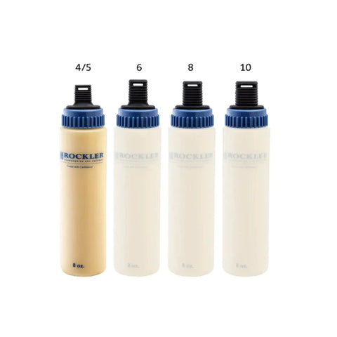 Silicone Glue Applicator Tips For Domino Joints 6 Plus 6 Pack With Caps And Cleaning Tools, size markings on bottles