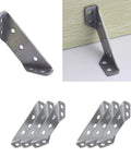 10 Pieces Triangle Bracket Furniture Support Thickened Universal Corner Connector for heavy-duty shelving and cabinet reinforcement