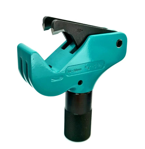 Front view of Universal Thread Repair Tool And Restorer For All Threads In Range Five Eighths Inch To One And A Half Inches External Or Internal Threads Metric And SAE One Hand Tool Quick Sizing Chases And Repairs Threads showing its compact design.