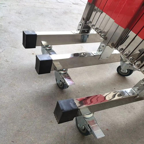Heavy Duty Expandable Safety Barricade Built Tough With Rust Proof Stainless Steel Housing And A Slick Pulley System That Makes Highway Work Zones And Parking Lots A Breeze
