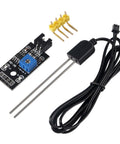 Soil Moisture Sensor For Garden And Auto Watering Systems With Corrosion Resistant Probe Analog Output For Arduino And Raspberry Pi
