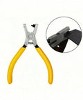 Yellow Stainless Steel Handheld Strap Hole Puncher Kit With 2mm Universal Watch Band Pliers Belt Hole Punch Tool