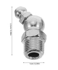 Top Notch Hydraulic Grease Fitting Kit With 30 Pieces Stainless Steel Zerk Couplers In 14 And 8 Threads For Auto Machines Routine Fixes And Heavy Duty Work. stainless steel grease fitting, 2.5cm x 1cm, threaded zerk coupler