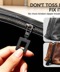 Removable Universal Anti Slip Zipper Pull Replacement Kit For Jackets Luggage Backpacks Purses Boots Pants And Tents Easy Install Zipper Repair Tabs 5PCS