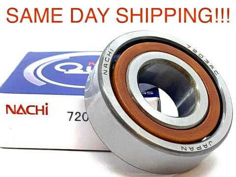 No Fuss Precision High Speed Angular Contact Spindle Ball Bearing 17X40X12MM Abec Seven Single Row Polyamide Cage Smooth Operator For Cnc Routers And Industrial Gear.