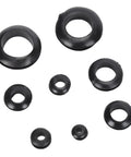 180 Pcs Grommet Assortment Kit DIY Friendly Rubber Firewall Hole Plugs For Cars And Trucks, Protection Rings, Various Sizes, High Temperature Resistant, Durable Auto Seals For Engine Bay And Bodywork. Black rubber grommets in assorted sizes
