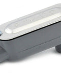 Heavy Duty Built Like Tank Type LB Rigid Conduit Body Box 2.5 Inch Aluminum With Knockout Tight Seal Cover And Gasket for quick access.