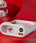 Skip The Lukewarm Vibes Keep Your Morning Brew Sweating Hot On Any Desk With This Smart Electric Coffee Mug Warmer with a snowman.