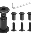 Tough As Nails M6x16 Hex Socket Cap Bolts Paired With Barrel Nuts And Allen Wrench 15 Piece Set Rugged Carbon Steel kit components.