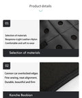 Material details of Lightweight Neoprene Scuba Diving Weight Vest With Six Drop Pockets for Spearfishing, showcasing durable stitching.