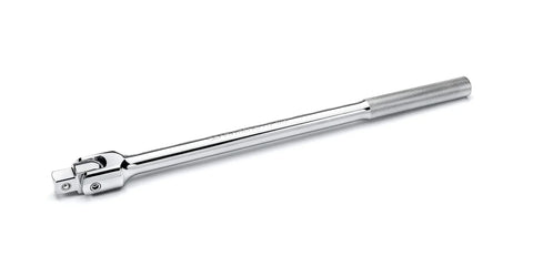 Three Quarter Inch Drive Hinge Handles With Ball Detent For Secure Socket Retention, 19 Inch Ergonomic Flex Handle, Pro Mechanics Tool Accessory