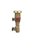 Anti Siphon Pressure Vacuum Breaker With Quarter Turn Shutoff And Tee Handles One Half Inch Beefy Bronze Body For Reliable Irrigation Backflow Prevention And Durable Performance.