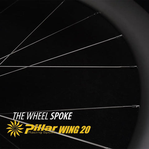 Close-up of spokes on Edge 45mm Gravel Carbon Wheelset With Ceramic Bearings Ultralight 1439 Grams Road Disc Brake Ready