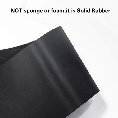 Solid Neoprene Rubber Sheet Roll One Eighth Inch Thick By Twelve Inch Wide By Forty Eight Inch Long For DIY Gaskets Pads Seals Crafts Flooring Cushioning And Anti Vibration Anti Slip Applications