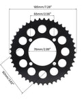 45 tooth rear sprocket for Beefed Up 420 Chain Kit With 132 Links and 12 tooth front sprocket for Chinese pit dirt bike.
