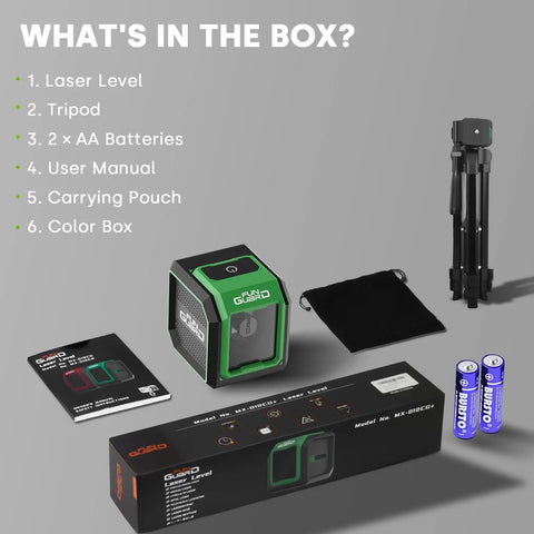 Slick Green Laser Level Kit With Adjustable Tripod Providing Self Leveling And Manual Modes For Sharp Horizontal And Vertical Layouts Kickass Field Gear For Quick Building Jobs And Damn Easy Sunday Renovations