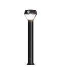 Slick Solar Pathlight Featuring Motion Activated 80 Lumen Bright Led Bulbs For Effortless Nighttime Walking And Driveway Security Using Weatherproof Black Walkway Fixture.