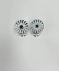 Two Rock Solid Pendent Fire Sprinkler Heads With Chrome Plated Copper Body 1/2 Inch Npt Thread 155 Degree Fahrenheit Activation K80 Flow Rating on white background.