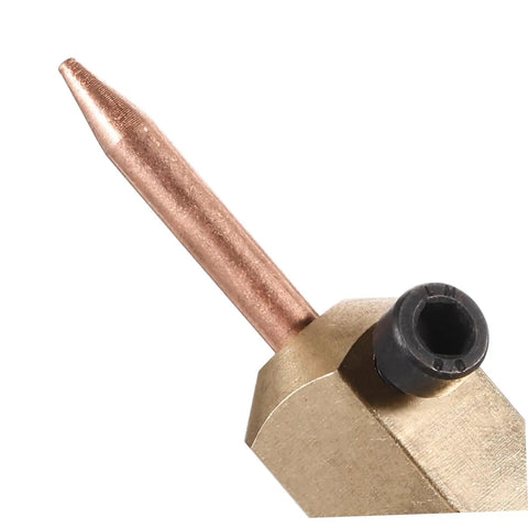 Precision iron needle from Auto Dent Repair Welding Hammer Kit with High Strength Magnets, close-up view