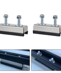 Heavy Duty Roof Rack Mounting Brackets For RVs And Campers Stainless Steel Clamps Drill Free Gutter Mounts 2 Pack
